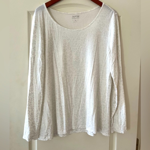 APT 9 Essentials Rayon Long Sleeve Blouse Women’s size XL - Picture 1 of 15